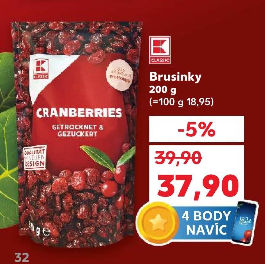K-Classic Cranberries (Brusinky)