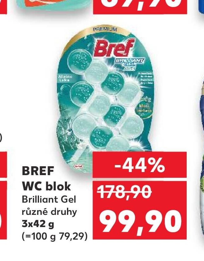 Bref WC blok Brilliant Gel - Kaufland akcniletaky.com