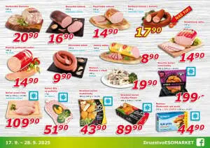 akční leták ESO MARKET 17.9.2025-28.9.2025