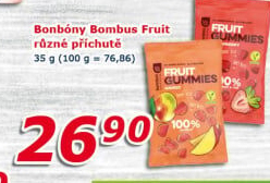 Gumové bonbony Fruit Gummies Bombus