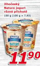 Jogurt Nature ochucený jihočeský Madeta