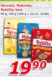 Krekry Rybičky Vest