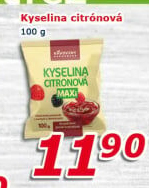 Kyselina citronová Kávoviny