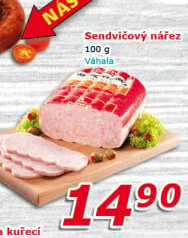 Nářez sendvičový Váhala