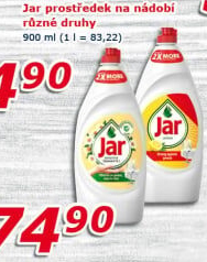 Prostředek na nádobí Jar