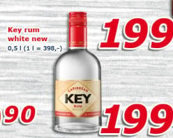 Rum Caribbean White Key
