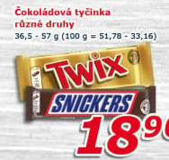 Tyčinky čokoládové Mars