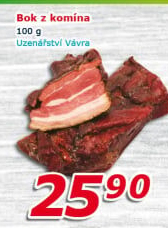 Uzený bok z komína Uzenářství Vávra