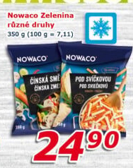 Zelenina mražená Nowaco