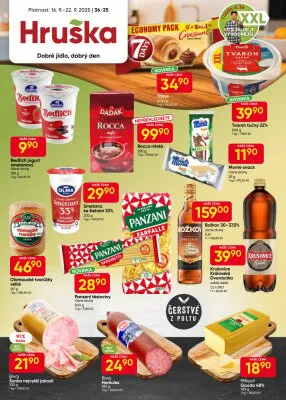 akční leták Hruška 16.9.2025-22.9.2025