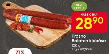 Klobása Balaton Krásno