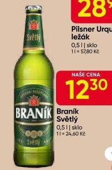 Pivo světlé Braník