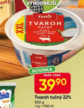 Tvaroh tučný Tatra