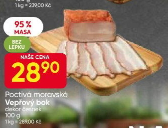 Vepřový bok s česnekem Poctivá Moravská