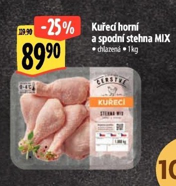 Kuřecí horní a spodní stehna MIX