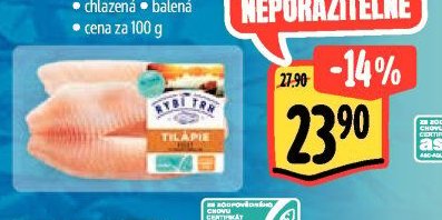 Tilápie - filet