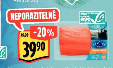 Losos kisuč - filet s kůží