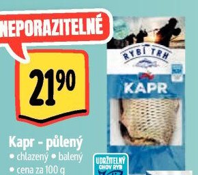 Kapr - půlený