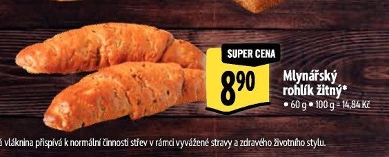 Mlynářský rohlík žitný - Albert akcniletaky.com