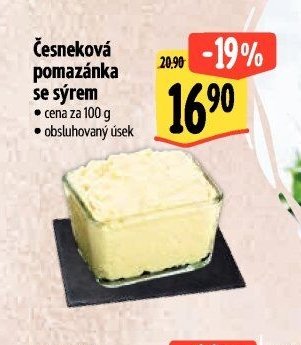 Česneková pomazánka se sýrem - Albert akcniletaky.com
