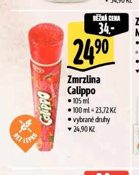 Zmrzlina Calippo