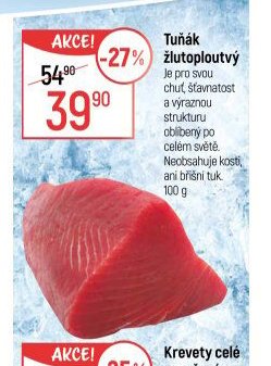 Tuňák žlutoploutvý - Globus akcniletaky.com
