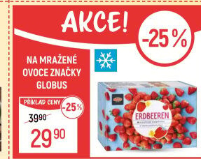 Jahody mražené Globus