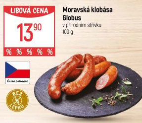 Moravská klobása Globus