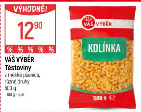 Těstoviny Váš Výběr