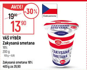 Zakysaná smetana 16% Váš Výběr