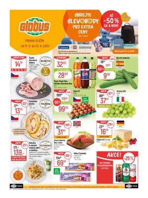 akční leták Globus 17.9.2025-23.9.2025