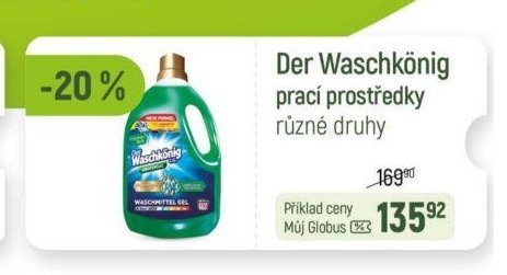 Der Waschkonig prací prostředky