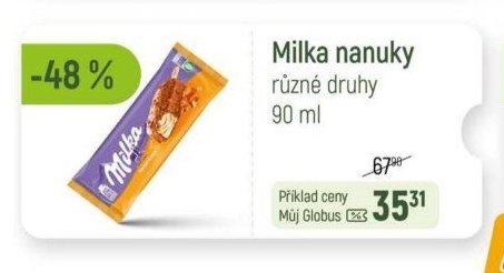 Milka nanuky