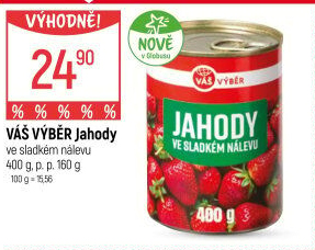 Kompot jahody Váš Výběr