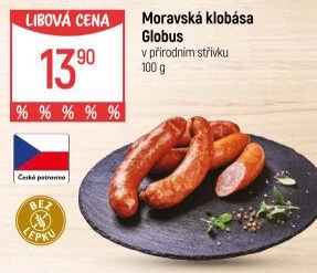 Moravská klobása Globus