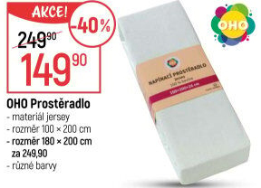 Prostěradlo OHO