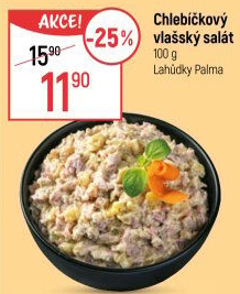 Salát vlašský chlebíčkový