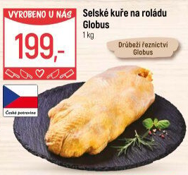 Selské kuře na roládu Globus
