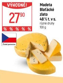 Sýr Blaťácké zlato Madeta