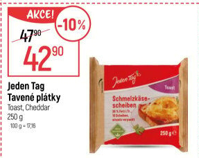 Sýr tavený plátky Jeden Tag