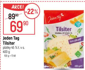 Sýr Tilsiter Jeden Tag