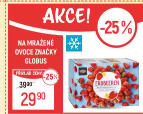 Jahody mražené Globus