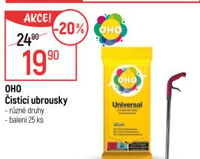 Ubrousky čisticí OHO