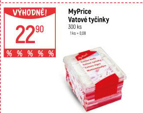 Vatové tyčinky My Price