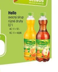 Hello ovocný sirup