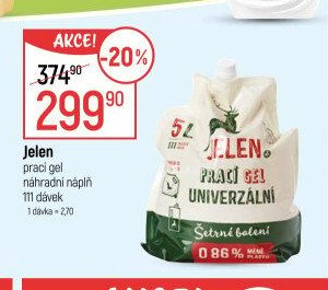 Jelen prací gel náhradní náplň