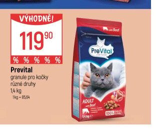 Prevital granule pro kočky