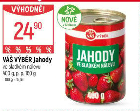 Kompot jahody Váš Výběr