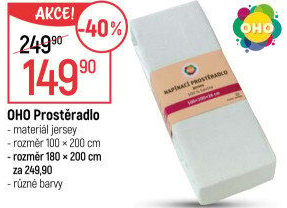 Prostěradlo OHO