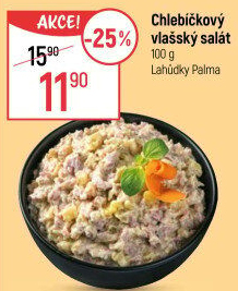 Salát vlašský chlebíčkový